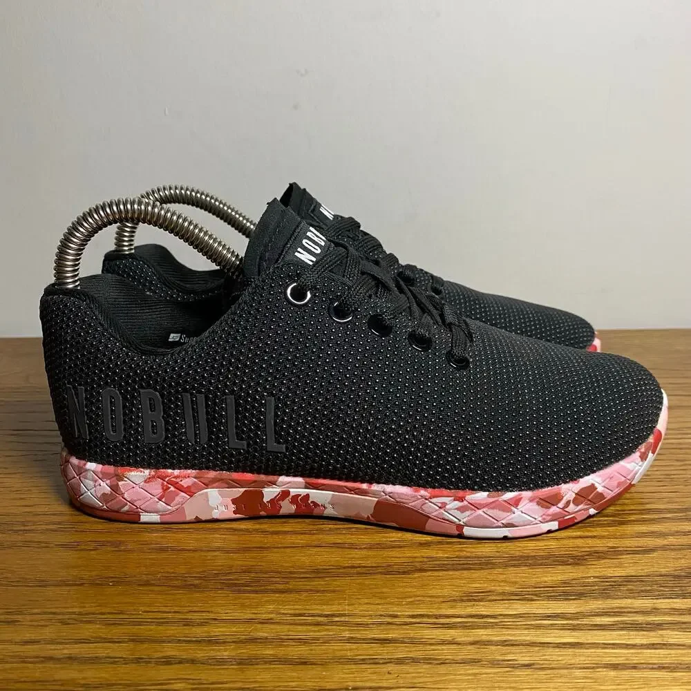 NOBULL Womens 6 Trainers Wild Berry Pink Camo CrossFit Weight Training Sneakers